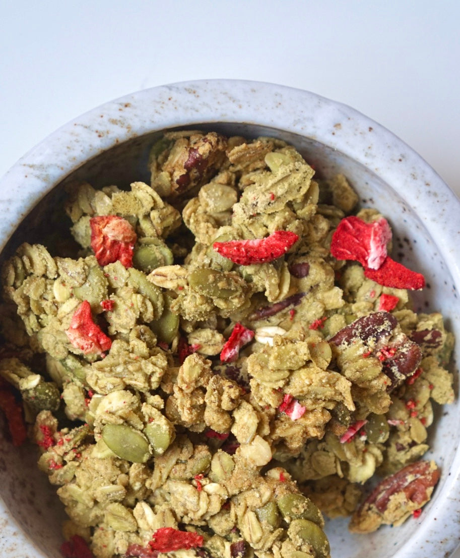 strawberry matcha
